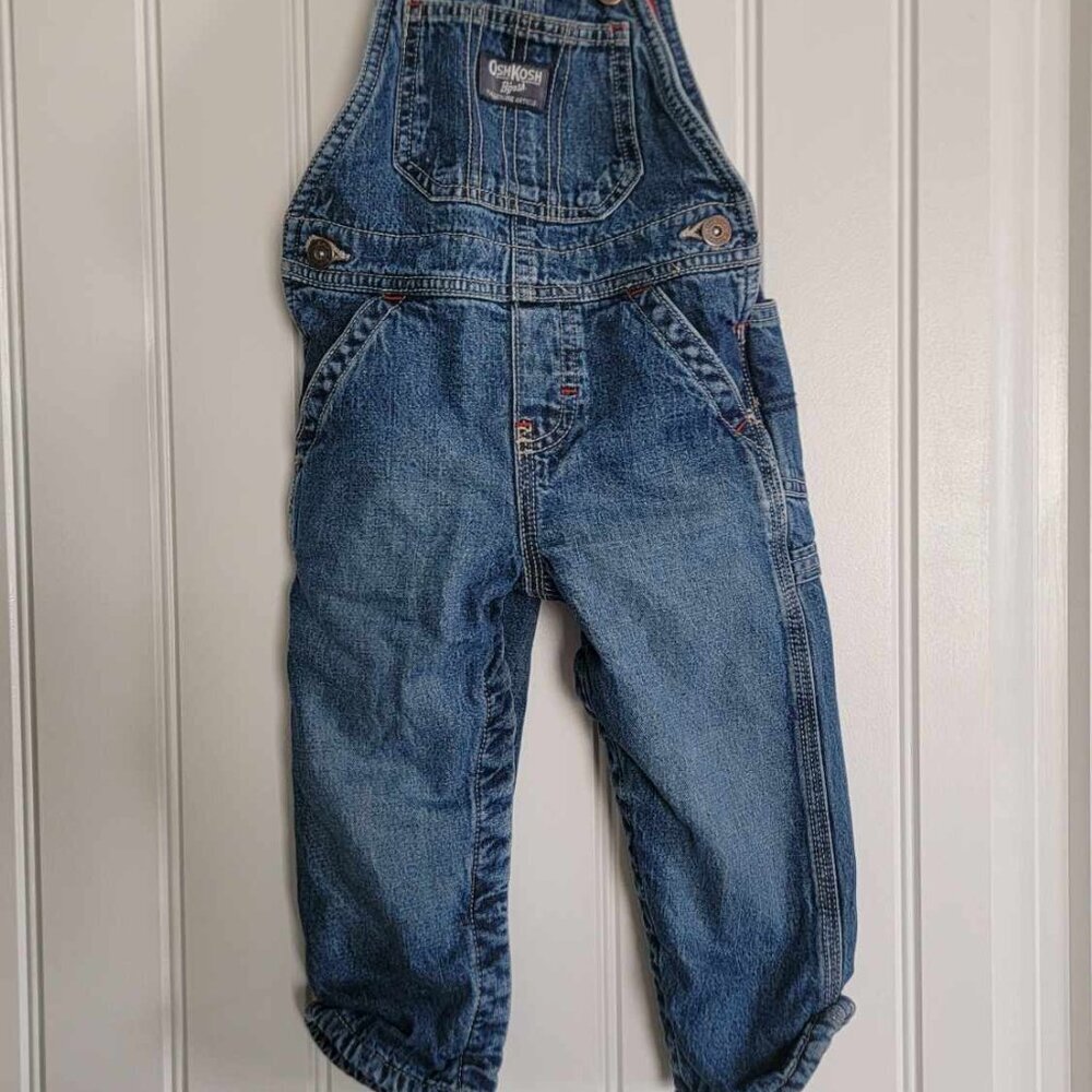 Toddler OshKosh Fleece Lined Overalls - Picture 2 of 11